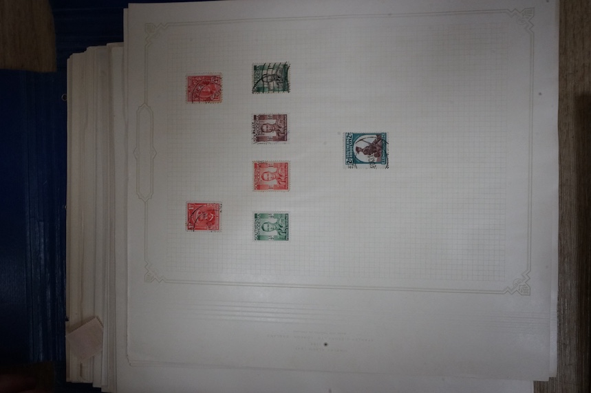 A collection of stamp albums to include Canada, Egypt and India